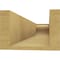 Ekena Millwork 6in. W x 4in. H x 24in. L Del Monte Woodgrain TimberThane Rafter Tail, Primed Tan RFTUR06X04X24DELRCPR - alternate 4